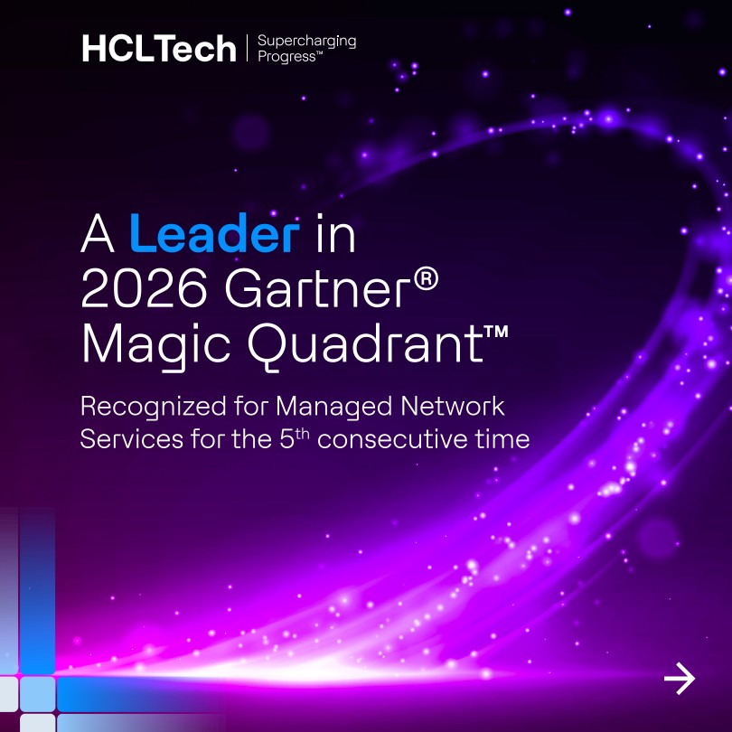  HCLTech recognized as a Leader in the 2026 Gartner Magic Quadrant for Managed Network Services